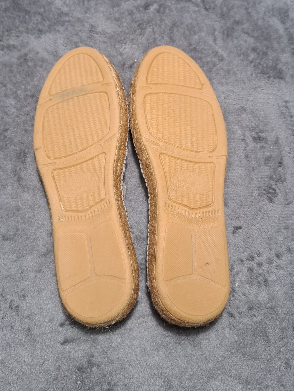 Viscata Men's Canvas Espadrilles Gray Size 43 (US 10) Casual Summer Shoes - Picture 12 of 13